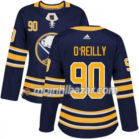 Dresovi Buffalo Sabres Ryan OReilly 90 Adidas 2017-2018 Navy Plava Authentic - Ženska Dresovi Buffalo Sabres Ryan OReilly 90 Adidas 2017-2018 Navy Plava Authentic - Ženska